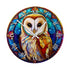Bernadette Barn Owl Suncatcher Effect Clock
